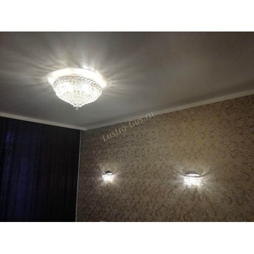 Люстра Кольцо пирамида шар 30 мм в Сочи Гусь Хрустальный