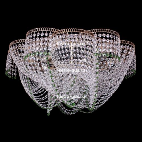 Люстра Лотос Василиса цветная в Сочи Гусь Хрустальный