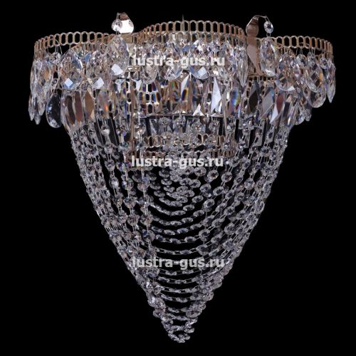 Люстра Ромашка с зеркалом водоворот в Сочи Гусь Хрустальный
