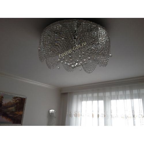 Люстра Виктория шар большая в Сочи Гусь Хрустальный