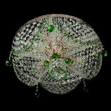 Люстра Виктория зеленая в Сочи