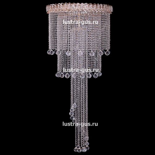 Люстра Водопад длинный в Сочи Гусь Хрустальный