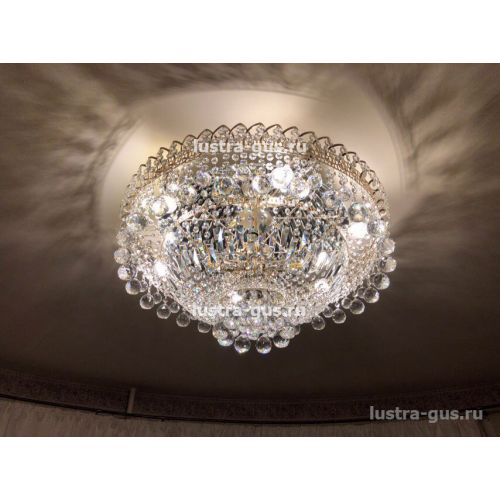 Люстра Водопад шар в Сочи Гусь Хрустальный