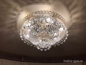 Люстра Водопад шар отзыв и фото покупателя