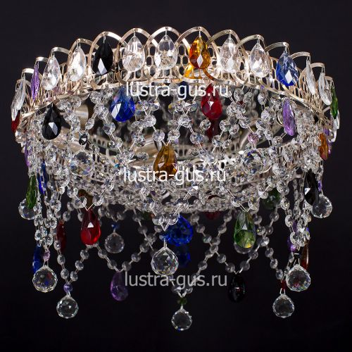 Люстра Паутинка разноцветная в Сочи Гусь Хрустальный