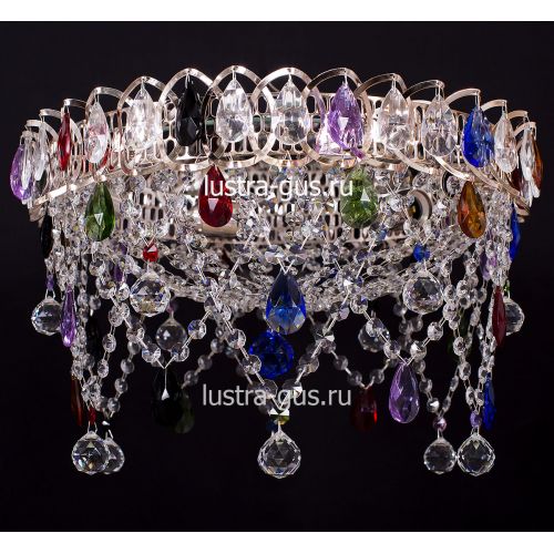 Люстра Паутинка разноцветная в Сочи Гусь Хрустальный