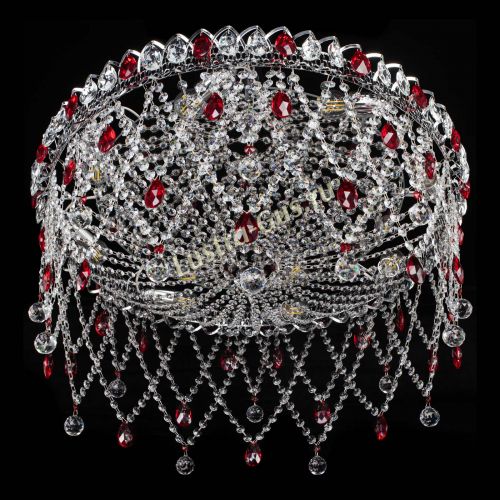 Люстра Паутинка красная в Сочи Гусь Хрустальный