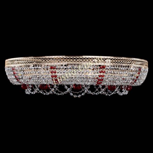 Люстра Снежинка Венеция №10 красная в Сочи Гусь Хрустальный