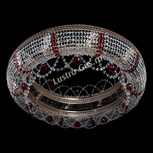Люстра Снежинка Венеция №10 красная в Сочи Гусь Хрустальный