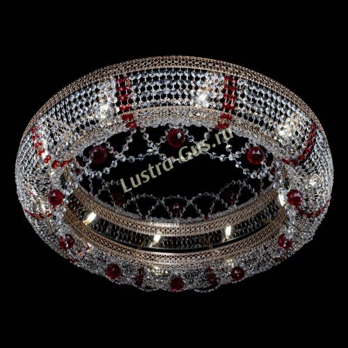 Люстра Снежинка Венеция №10 красная в Сочи Гусь Хрустальный