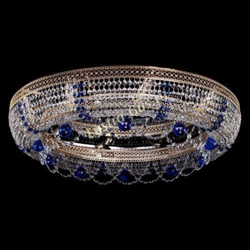 Люстра Снежинка Венеция №10 синяя в Сочи Гусь Хрустальный