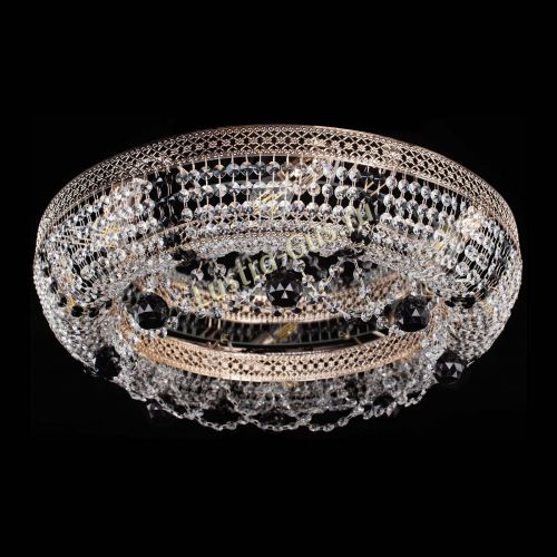 Люстра Снежинка Венеция №8 черная в Сочи Гусь Хрустальный