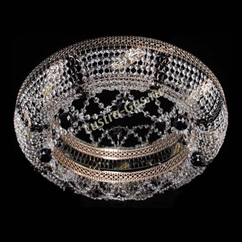 Люстра Снежинка Венеция №8 черная в Сочи Гусь Хрустальный