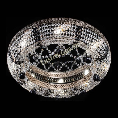 Люстра Снежинка Венеция №8 черная в Сочи Гусь Хрустальный