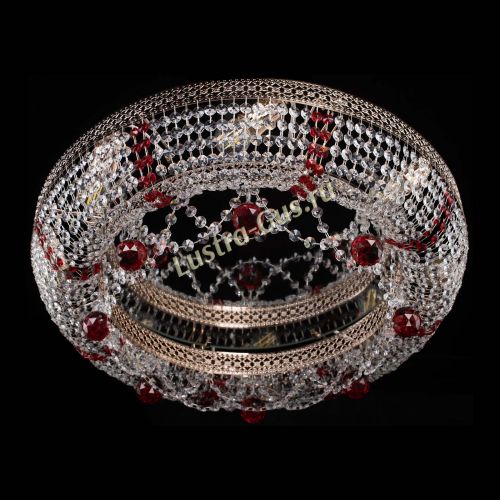 Люстра Снежинка Венеция №8 красная в Сочи Гусь Хрустальный