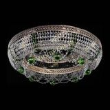 Люстра Снежинка Венеция №8 зеленая в Сочи