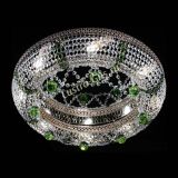 Люстра Снежинка Венеция №8 зеленая в Сочи