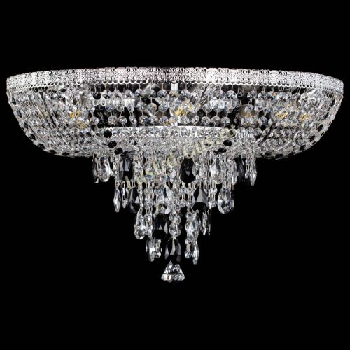 Люстра Токката Пирамида журавлик черная в Сочи Гусь Хрустальный