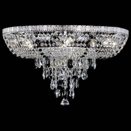 Люстра Токката Пирамида журавлик черная в Сочи Гусь Хрустальный