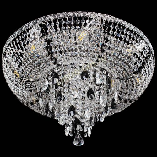 Люстра Токката Пирамида журавлик черная в Сочи Гусь Хрустальный