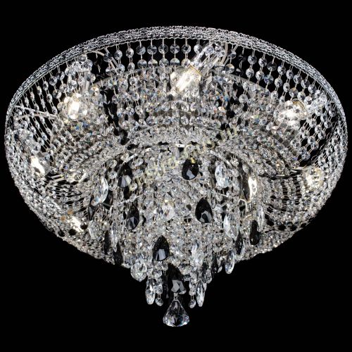 Люстра Токката Пирамида журавлик черная в Сочи Гусь Хрустальный