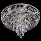 Люстра Токката Пирамида журавлик фиолетовая в Сочи