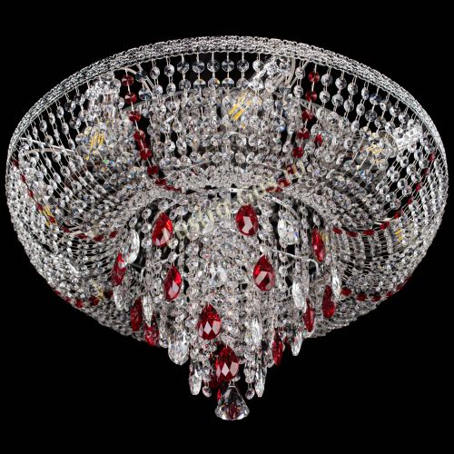 Люстра Токката Пирамида журавлик красная в Сочи Гусь Хрустальный