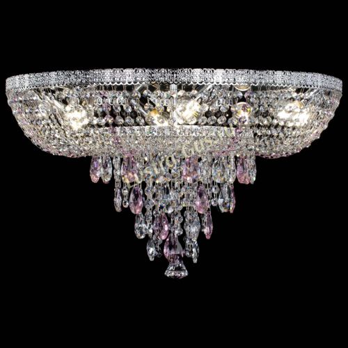 Люстра Токката Пирамида журавлик розовая в Сочи Гусь Хрустальный