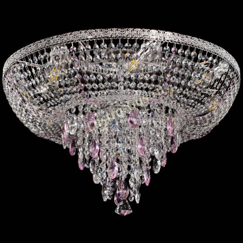 Люстра Токката Пирамида журавлик розовая в Сочи Гусь Хрустальный