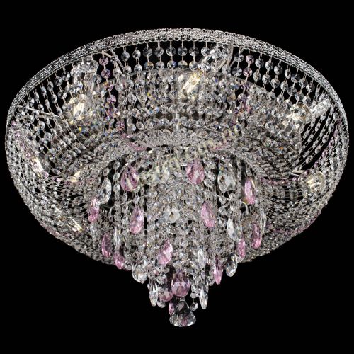 Люстра Токката Пирамида журавлик розовая в Сочи Гусь Хрустальный