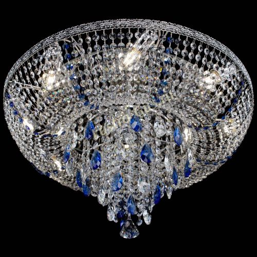 Люстра Токката Пирамида журавлик синяя в Сочи Гусь Хрустальный