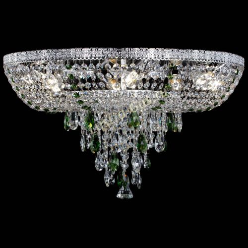 Люстра Токката Пирамида журавлик зеленая в Сочи Гусь Хрустальный