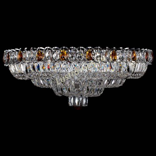 Люстра Тройное Кольцо пластинка чайная в Сочи Гусь Хрустальный