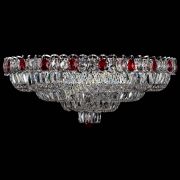 Люстра Тройное Кольцо пластинка красная