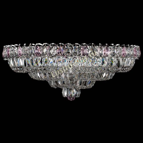 Люстра Тройное Кольцо пластинка розовая в Сочи Люстра Тройное Кольцо пластинка розовая в Сочи