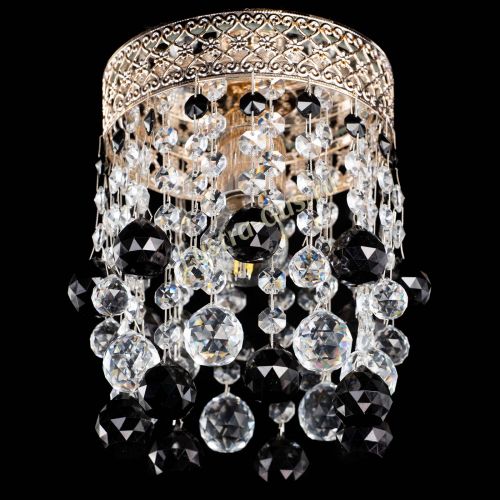 Люстра Венеция №1 шар черная в Сочи Гусь Хрустальный