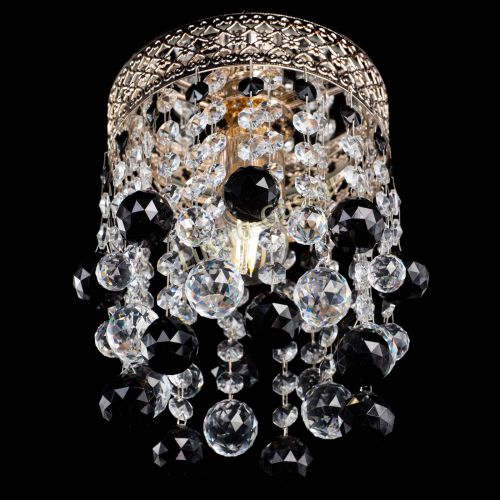 Люстра Венеция №1 шар черная в Сочи Гусь Хрустальный