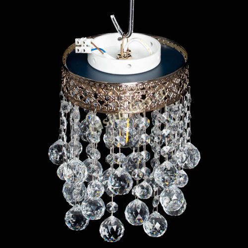 Люстра Венеция №1 шар фиолетовая в Сочи Гусь Хрустальный