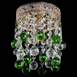 Люстра Венеция №1 шар зеленая в Сочи