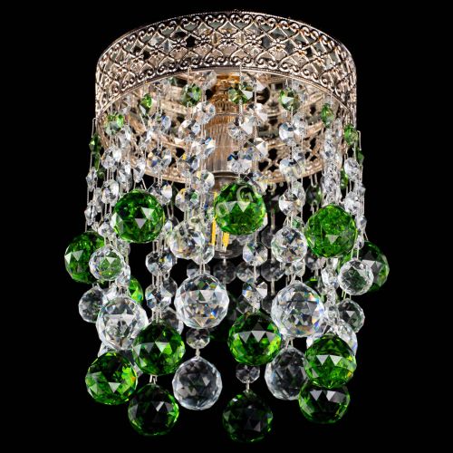Люстра Венеция №1 шар зеленая в Сочи Гусь Хрустальный
