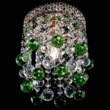 Люстра Венеция №1 шар зеленая в Сочи