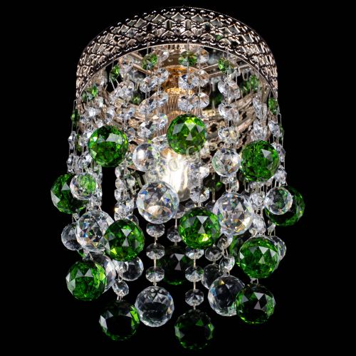 Люстра Венеция №1 шар зеленая в Сочи Гусь Хрустальный