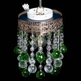 Люстра Венеция №1 шар зеленая в Сочи