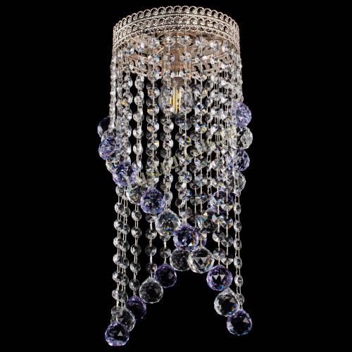 Люстра Венеция №1 Сигма фиолетовая в Сочи Гусь Хрустальный