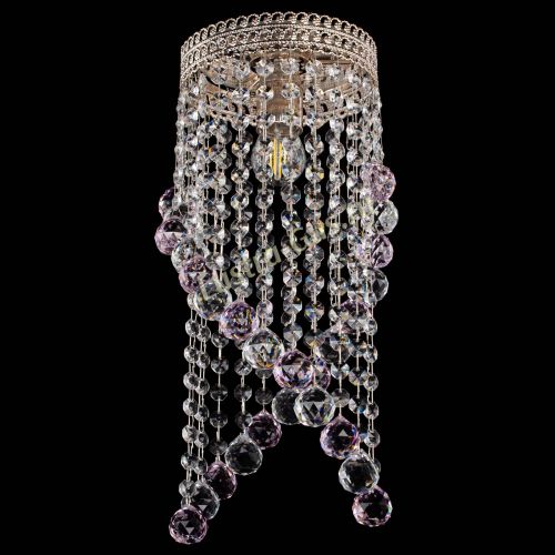 Люстра Венеция №1 Сигма розовая в Сочи Гусь Хрустальный