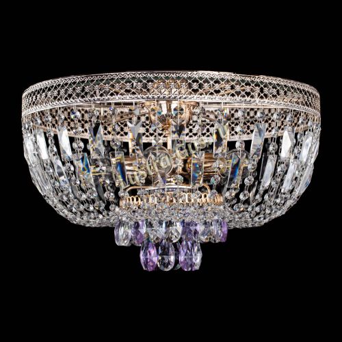 Люстра Венеция Астра фиолетовая №5 в Сочи Гусь Хрустальный