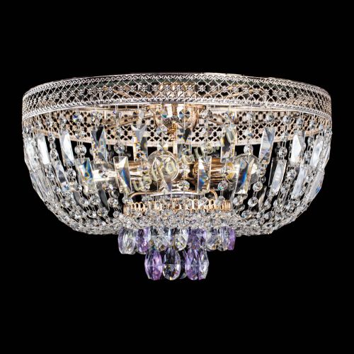 Люстра Венеция Астра фиолетовая №5 в Сочи Гусь Хрустальный