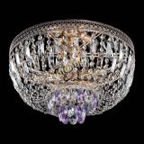 Люстра Венеция Астра фиолетовая №5 в Сочи