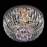 Люстра Венеция Астра фиолетовая №5 в Сочи