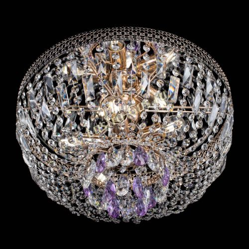 Люстра Венеция Астра фиолетовая №5 в Сочи Гусь Хрустальный